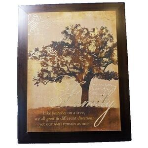 Wood and Canvas Family Wall‎ Artwork from Walmart